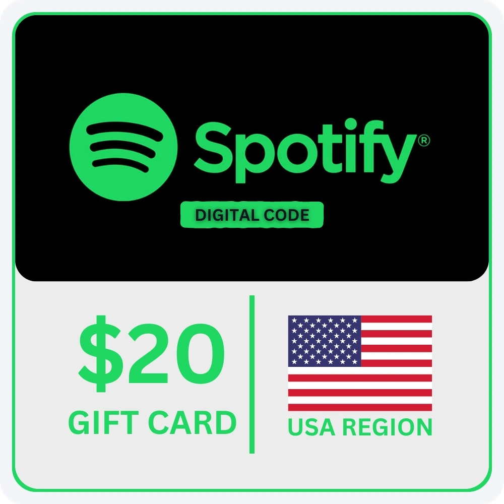 گیفت کارت اسپاتیفای آمریکا خرید گیفت کارت اسپاتیفای آمریکا