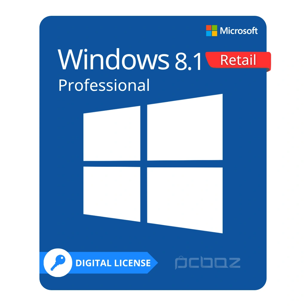 windows 8.1 pro خرید لایسنس ویندوز 8.1 پرو Retail