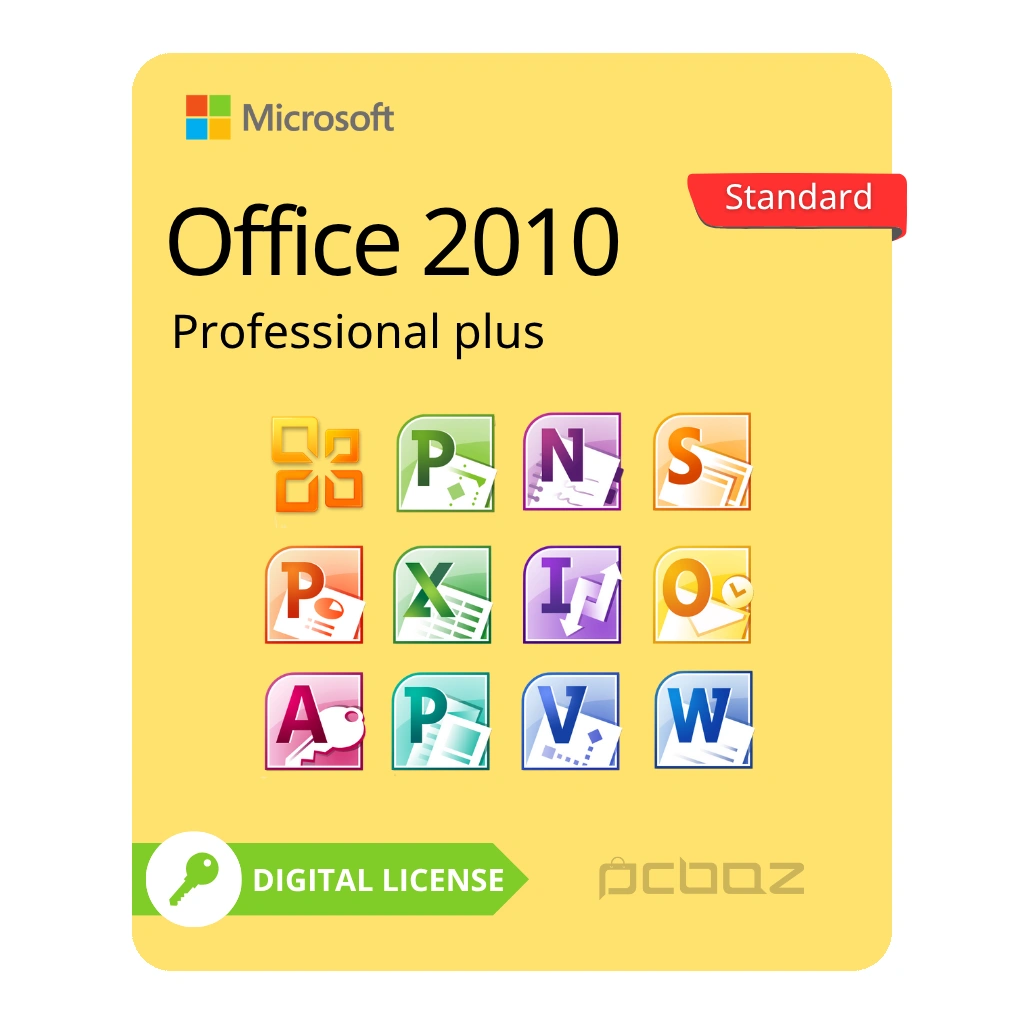 Microsoft Office Pro Plus 2010 Standard خرید لایسنس آفیس پرو پلاس 2010 Standard