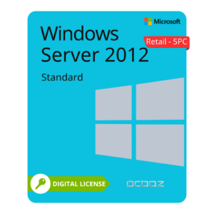 خرید لایسنس ویندوز سرور 2012 استاندارد (Retail-5PC)