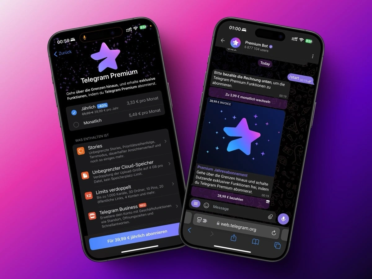 اشتراک تلگرام پریمیوم خرید تلگرام پریمیوم