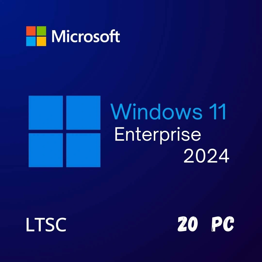 لایسنس ویندوز 11 اینترپرایز (LTSC 2024-20PC) خرید ویندوز اورجینال 11 اینترپرایز (LTSC 2024-20PC)