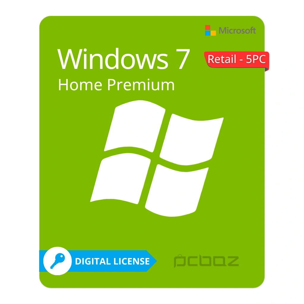 Copy of Copy of Copy of windows 7 Professional لایسنس اورجینال ویندوز 7 هوم پریمیوم (Retail-5PC)