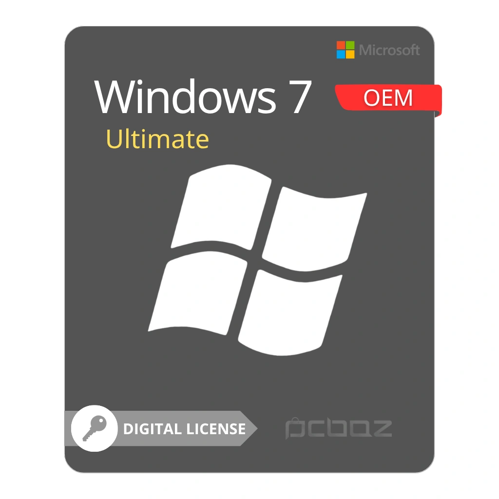 لایسنس اورجینال ویندوز 7 آلتیمیت – OEM خرید لایسنس ویندوز 7 آلتیمیت OEM