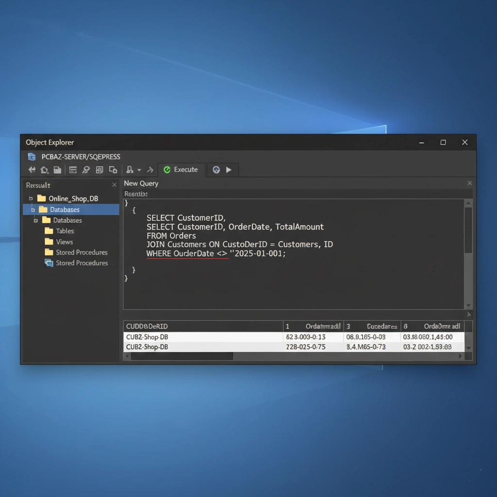 مقایسه SQL Server با Windows Server محیط نرم افزار ویندوز سرور و داشبورد Server Manager برای مدیریت شبکه