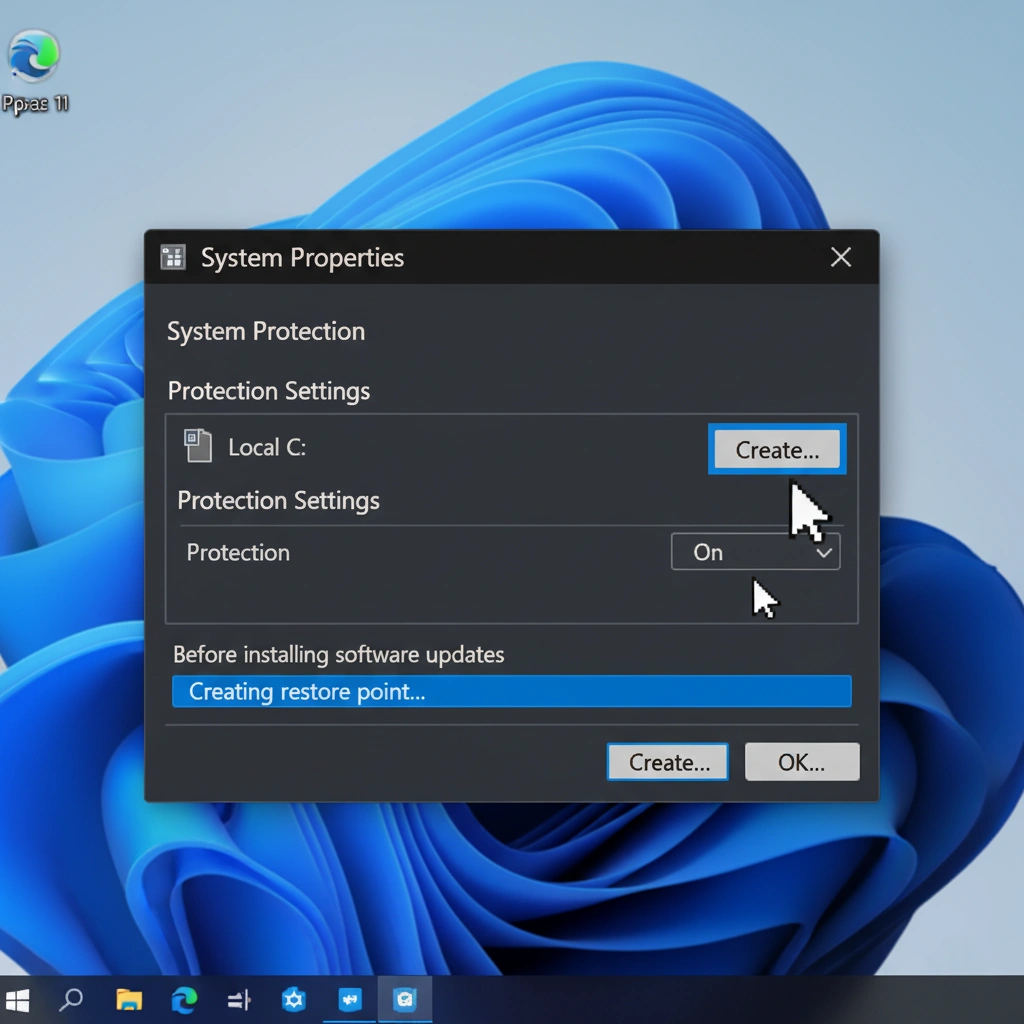 آموزش بکاپ گرفتن از ویندوز آموزش تصویری ساخت ریستور پوینت (Restore Point) در ویندوز برای بازگشت به تنظیمات قبلی