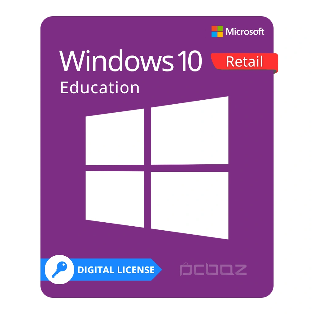 Windows 10 Education خرید لایسنس ویندوز 10 اجوکیشن Retail
