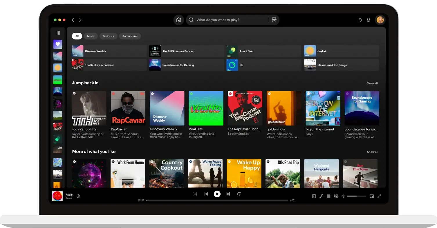 آموزش انتقال پلیلیست اسپاتیفای به اکانت جدید نمایش پلی لیست های منتقل شده در اکانت جدید اسپاتیفای پریمیوم