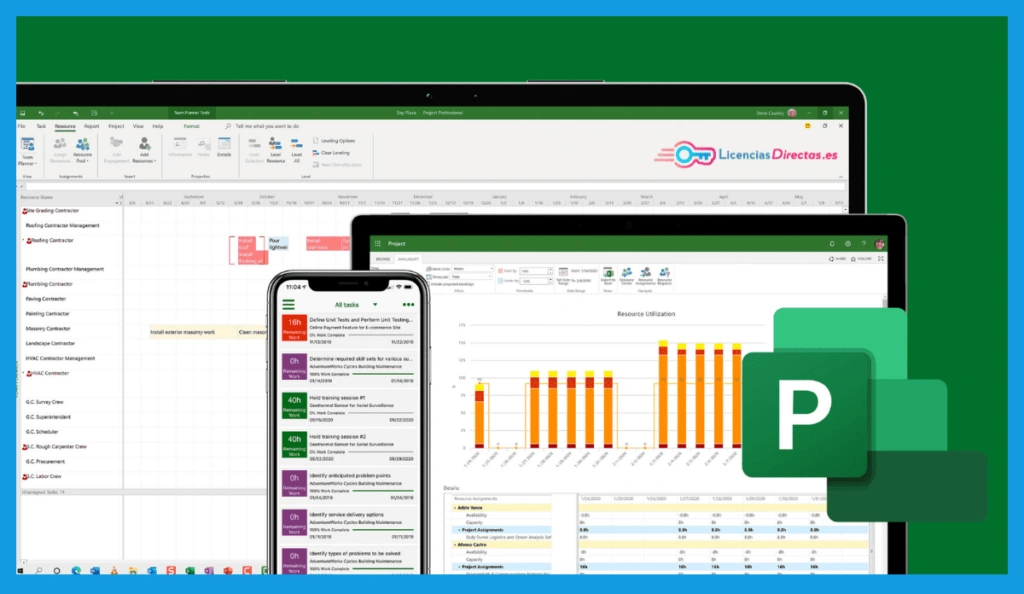 لایسنس پروجکت 2019 پرو (Retail-5PC) خرید لایسنس اورجینال مایکروسافت پروجکت 2019 پرو (Retail-5PC)