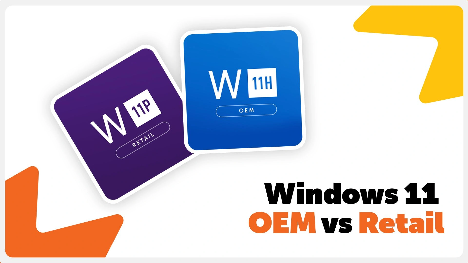 تفاوت ویندوز Retail با OEM تفاوت ویندوز Retail با OEM