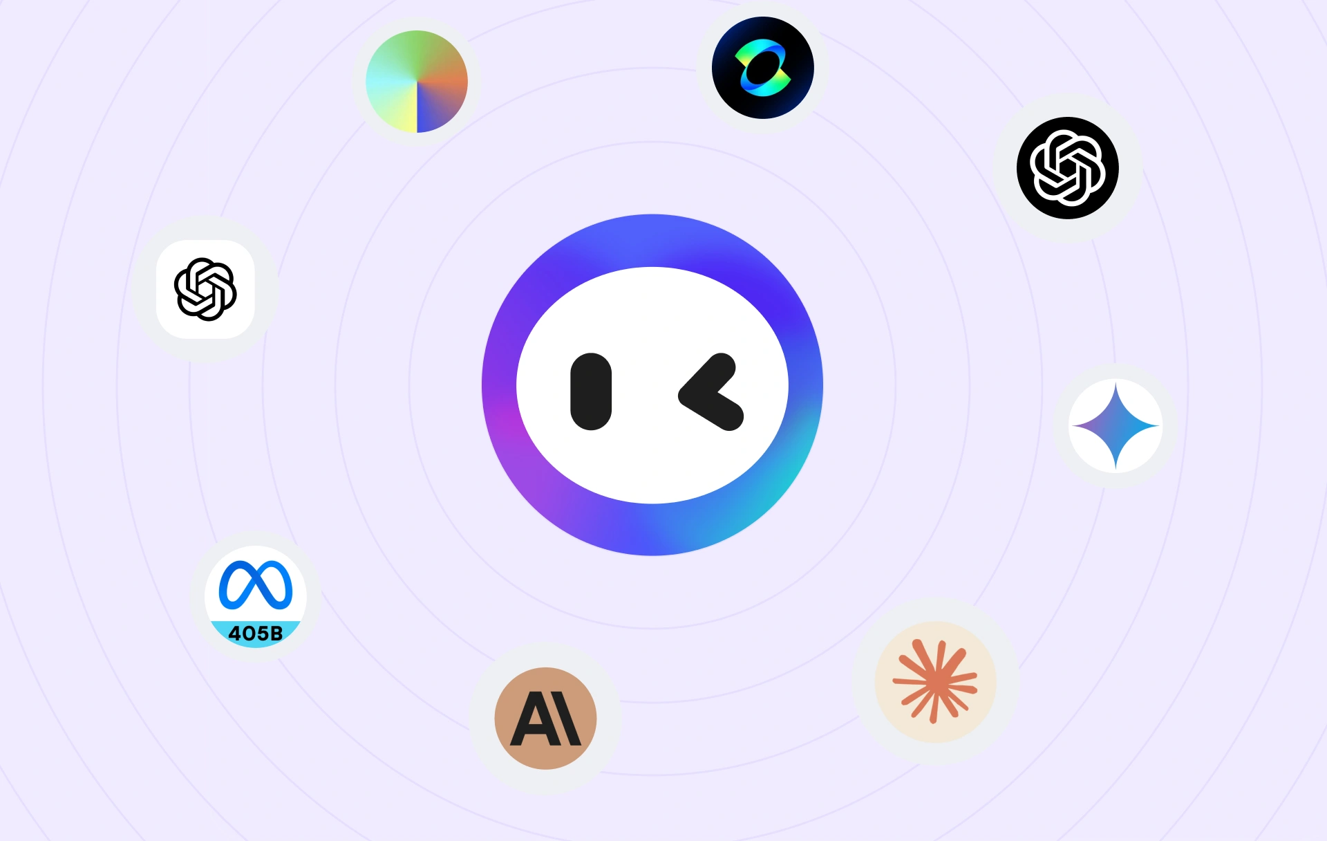 اکانت Monica لگو رسمی هوش مصنوعی مونیکا