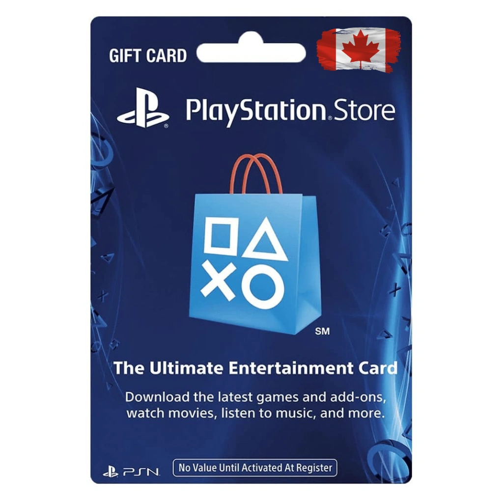 PlayStation Canada Gift Card خرید گیفت کارت پلی استیشن کانادا