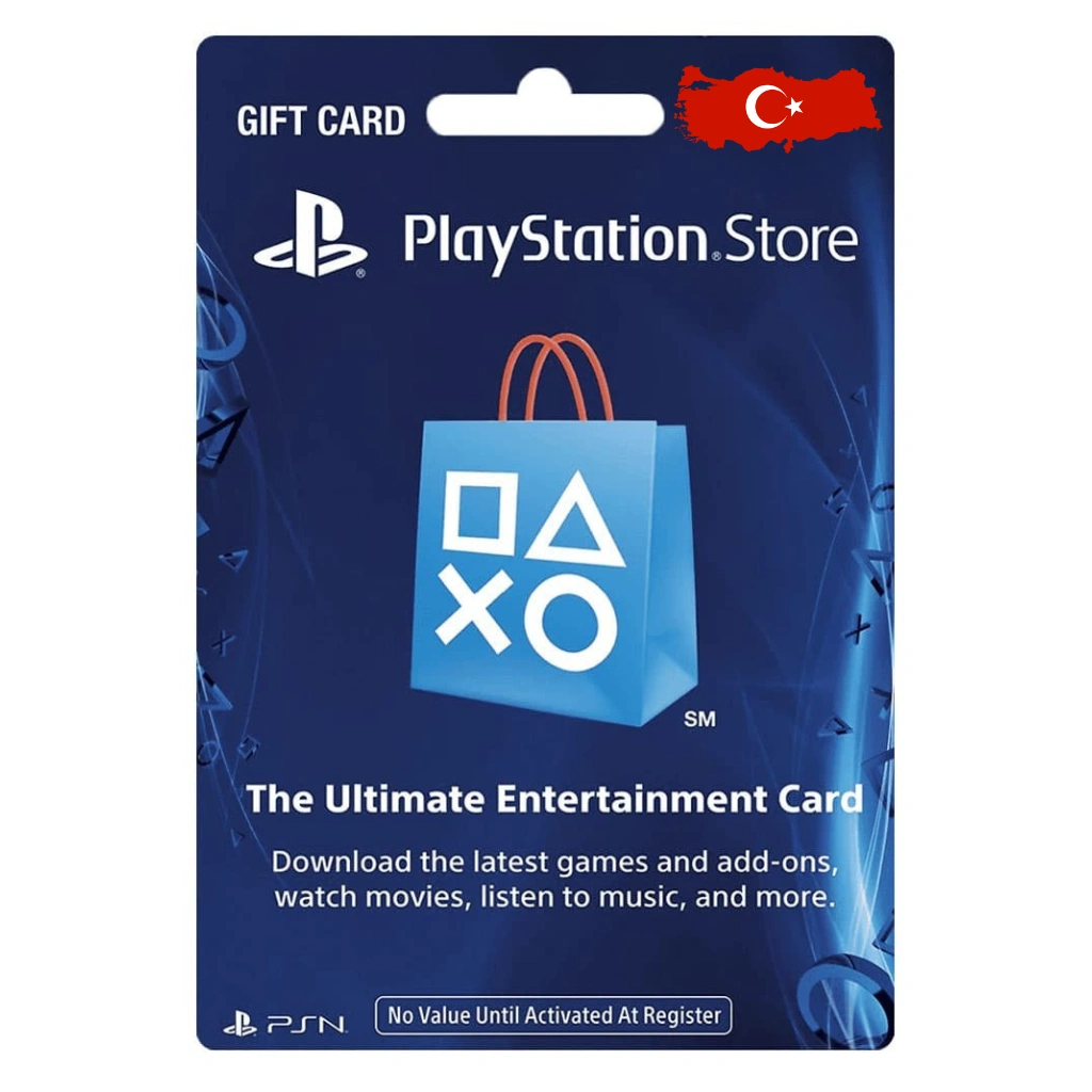 PlayStation Türkiye Gift Card خرید گیفت کارت پلی استیشن ترکیه
