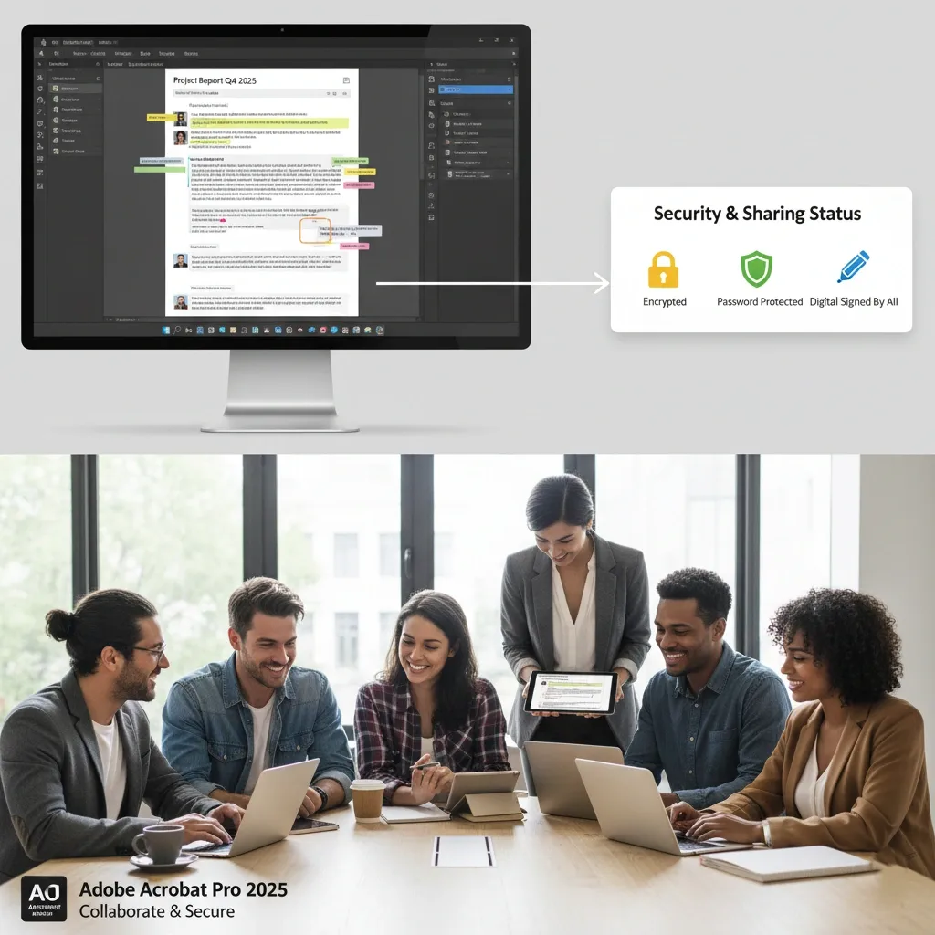 اکانت ادوبی آکروبات پرو 2025 لوگوی ادوبی آکروبات پرو سازگار با مک و ویندوز