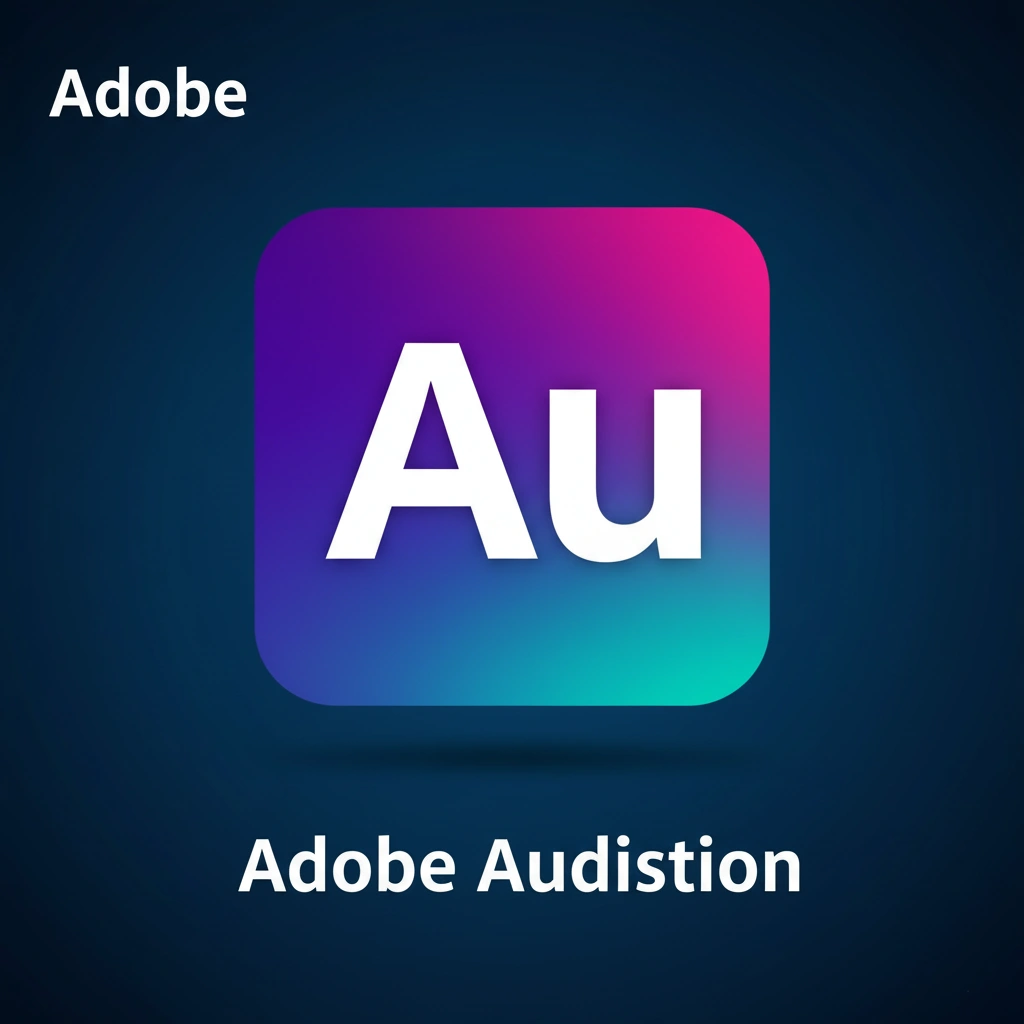 اکانت ادوبی آدیشن لوگوی ادوبی آدیشن با حروف Au و نام Adobe Audition
