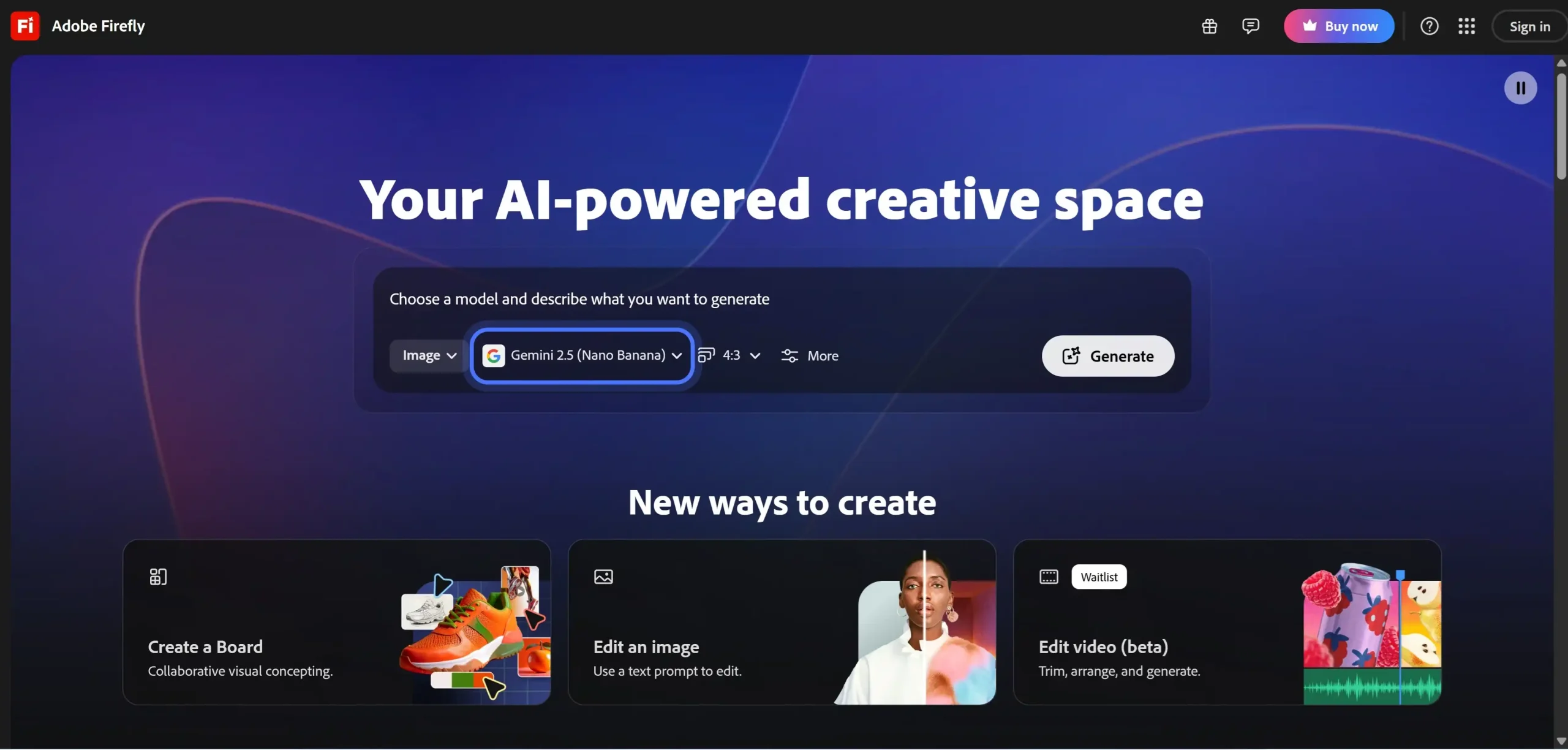 اکانت ادوبی فایرفلای استاندارد رابط کاربری وب اپ ادوبی فایرفلای برای تبدیل متن به عکس