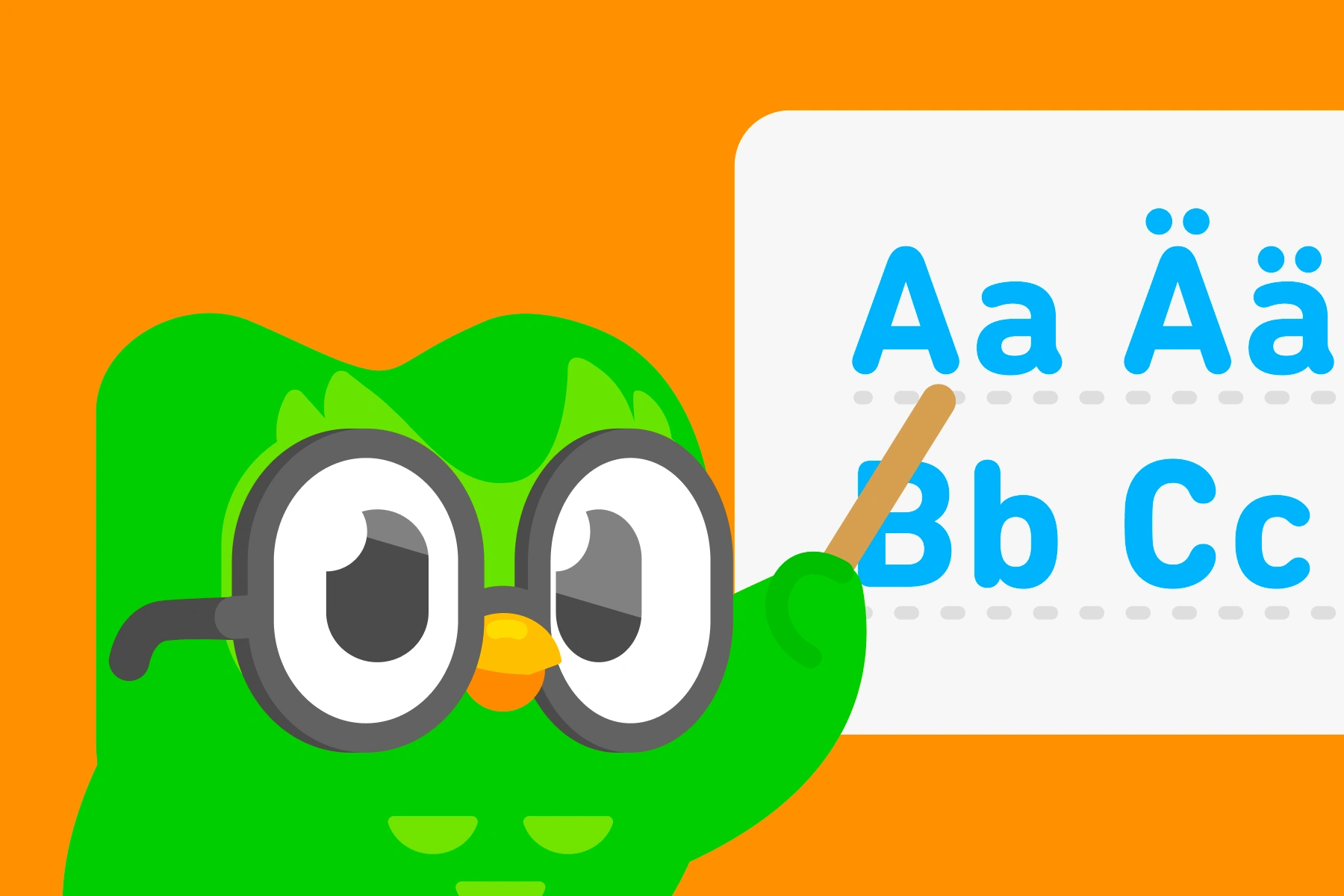 اکانت دولینگو پرمیوم کاراکتر جغد سبز، نماد رسمی اکانت سوپر دولینگو (Super Duolingo)