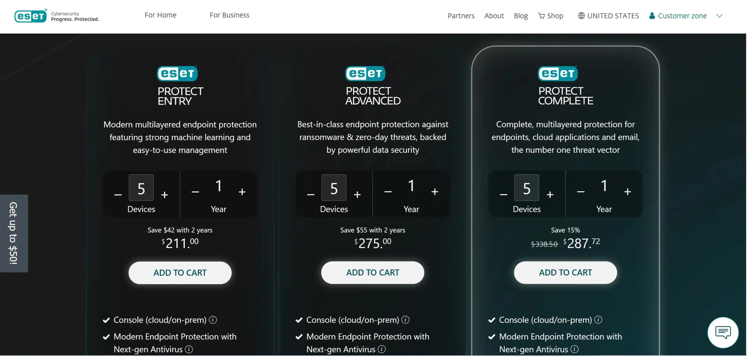 پلن های خرید آنتی ویروس ESET