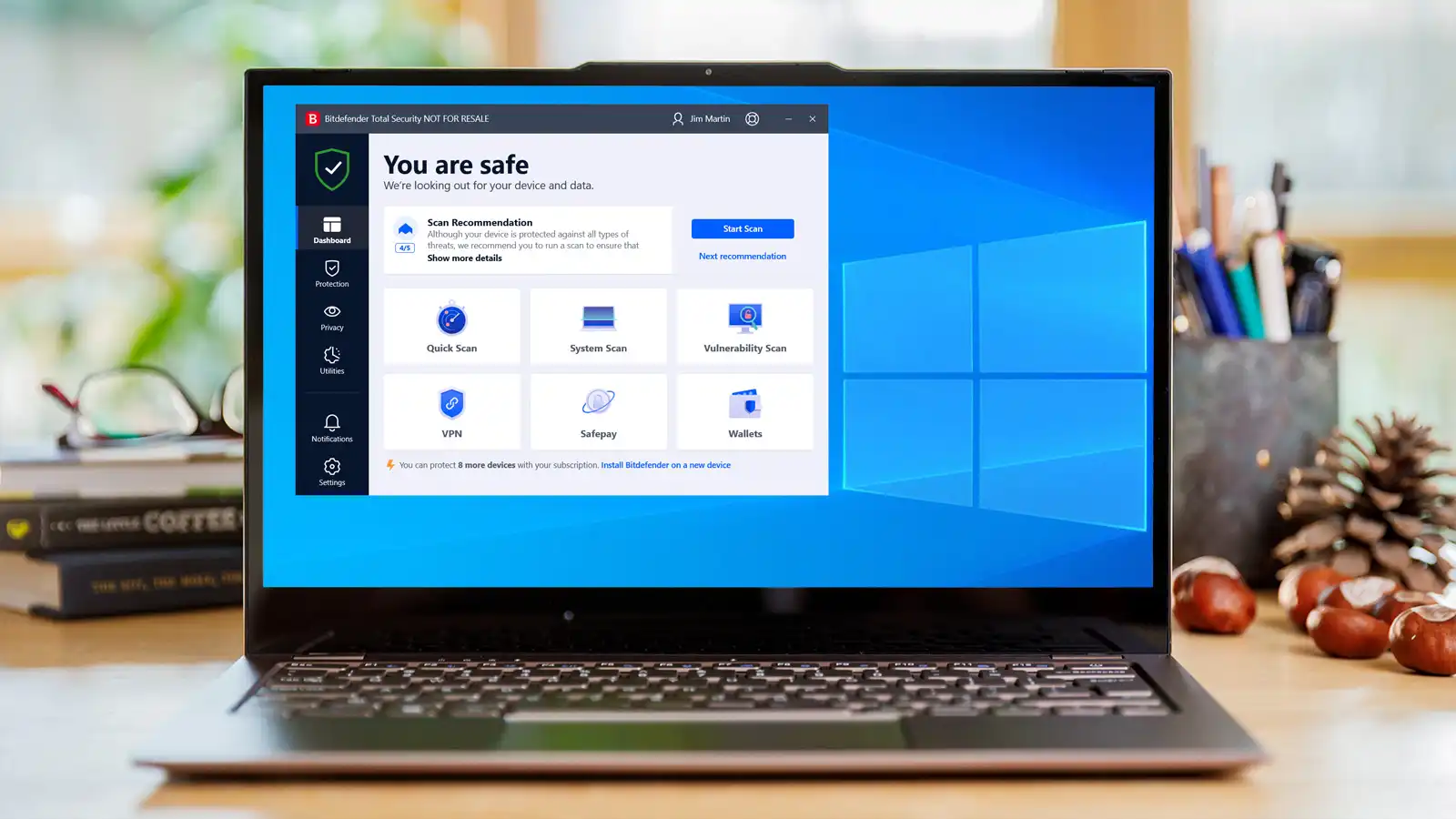 لایسنس بیت دیفندر پریمیوم سکیوریتی نصب بیت دیفندر پریمیوم سکیوریتی روی سیستم