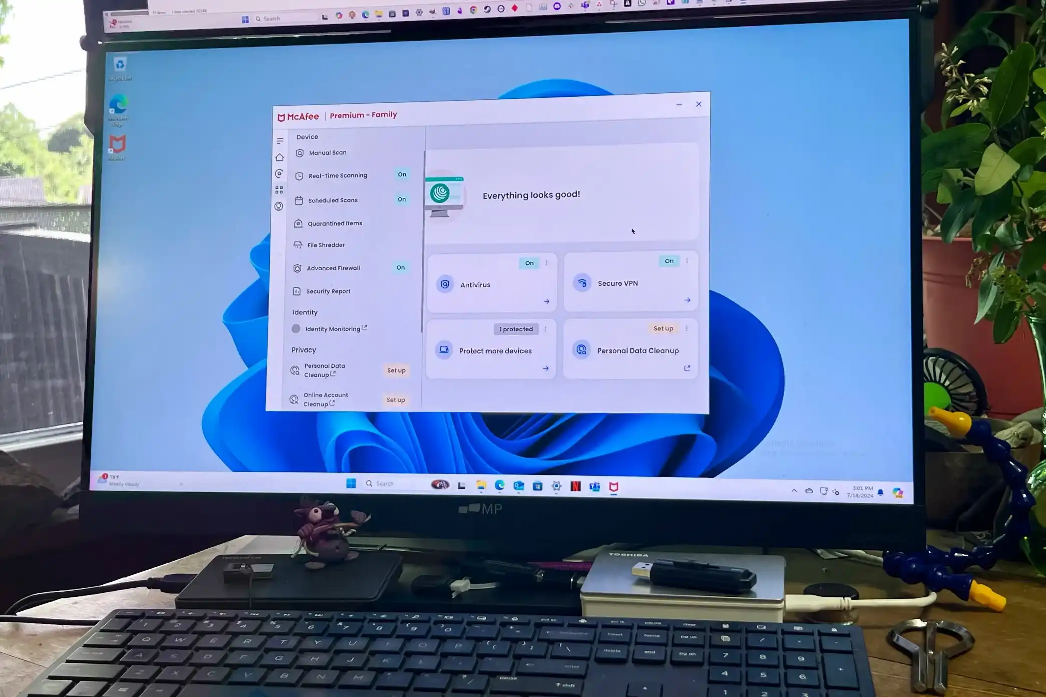 لایسنس آنتی ویروس مک آفی پریمیوم استفاده از آنتی ویروس مک آفی پریمیوم روی سیستم
