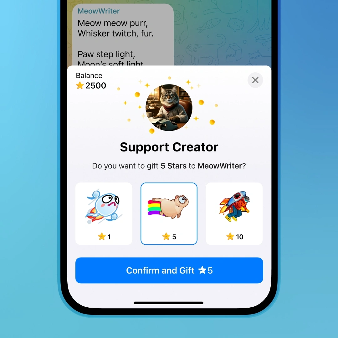 استارز تلگرام شارژ استارز تلگرام