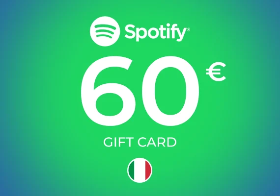 گیفت کارت اسپاتیفای ایتالیا گیفت کارت اسپاتیفای ایتالیا 60 یورویی
