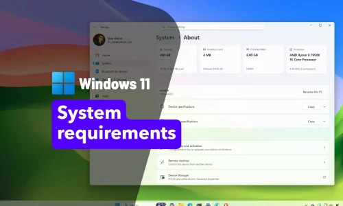 حداقل سیستم مورد نیاز ویندوز ۱۱