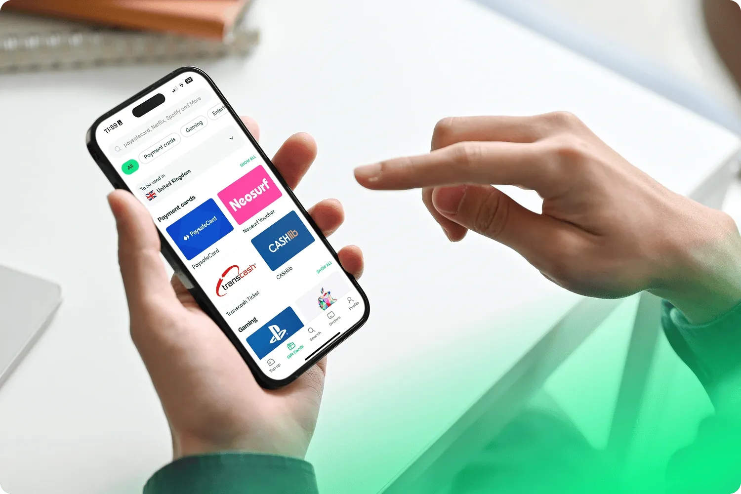 خرید گیفت کارت پرداخت آنلاین