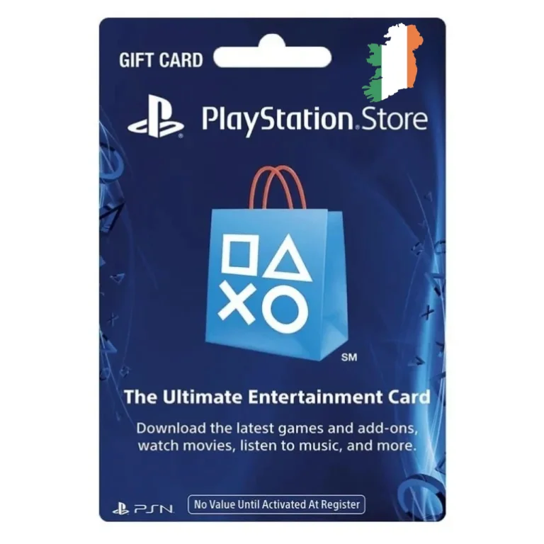 playstation-ireland-gift-card خرید گیفت کارت پلی استیشن ایرلند