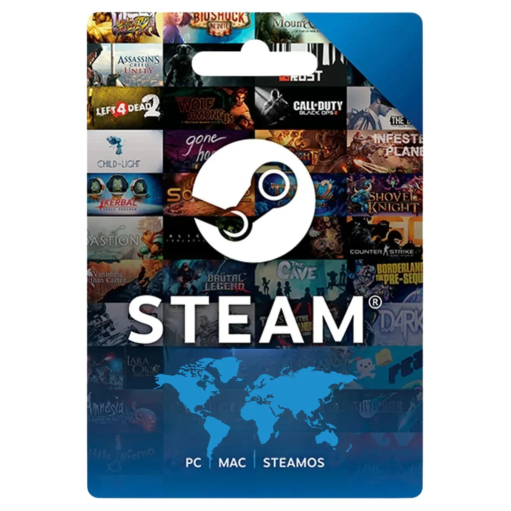steam-gift-card-all-regions خرید گیفت کارت استیم والت آزاد